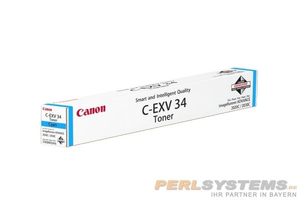 Canon Toner C-EXV34 Cyan IRC2020 IRC2025 C2030 C2225I Canon C2230I 3783B002