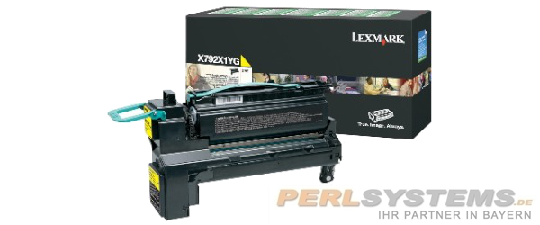 Lexmark X792 Toner Yellow X792X1YG X792de X792Dtpe 20.000 Seiten