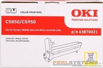 OKI Drum Unit Trommel Yellow OKI C5850 C5950 OKI MC560 43870021