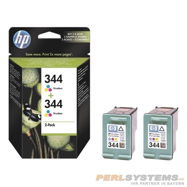 HP 344 Farbpatrone Doppelpack für Photosmart 2575 Photosmart C1510