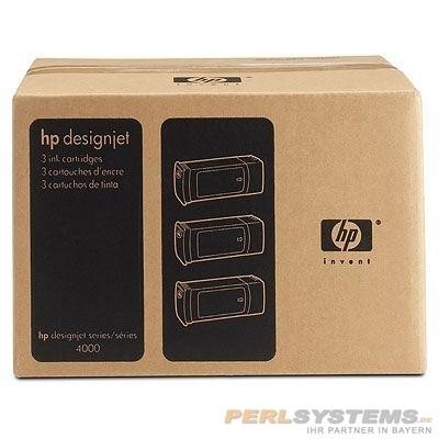 HP 90 Tintenpatronen Cyan 3er Pack für DesignJet 4000 4500 4020 4520