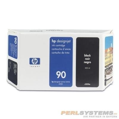 HP 90 Tinte Black 400ml C5058A für DesignJet 4000 4500 4020 4520