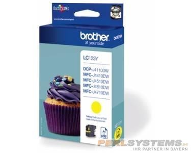 Brother Tintenpatrone Yellow LC-123Y MFC-J4510DW