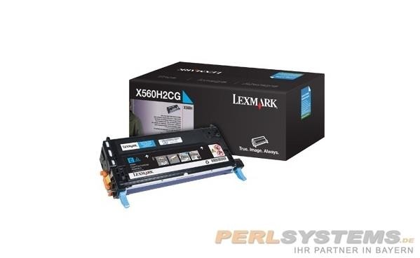 Lexmark X560H2 Toner Cartridge Cyan Druckkassette X560dn
