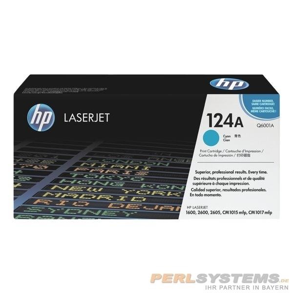 HP 124A Toner Cyan für HP CLJ1600 CLJ2600 CLJ2605 CM1015 CM1017 Q6001A