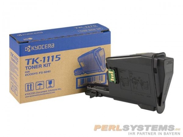 Kyocera TK-1115 Toner Black für FS-1041 FS-1220MFP FS-1320MFP 1T02M50NL1