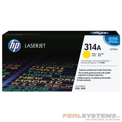 HP 314A Yellow für Color LaserJet CLJ2700N CLJ3000N CLJ3000DTN Q7562A Top Preis!!