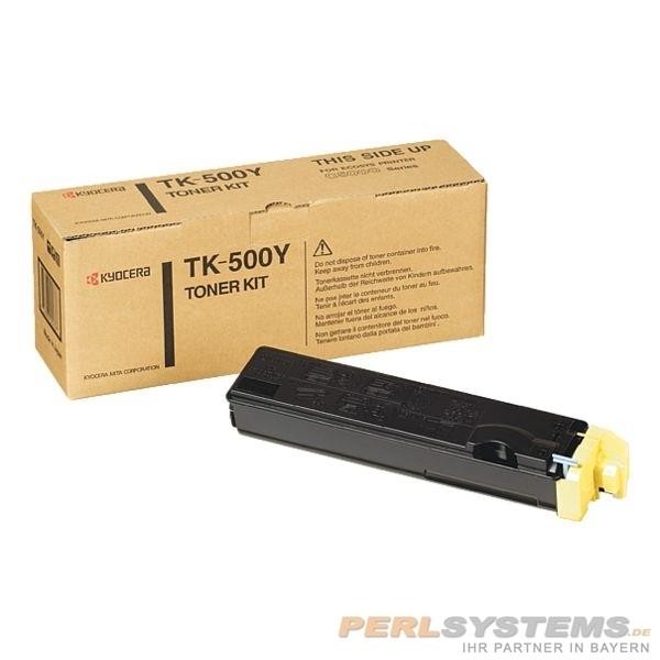 Kyocera TK-500Y Toner Yellow FS-C5016N Original 370PD3KW