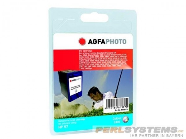 AGFAPHOTO HP57 Tinte DJ5550 Tinte Color APHP57C