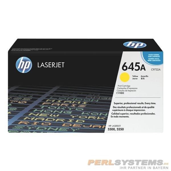 HP 645A Toner Yellow für Color LaserJet 5500, 5550 C9732A