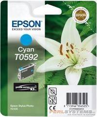 Epson Tinte Orchidee T0592 Cyan für Stylus Photo R2400