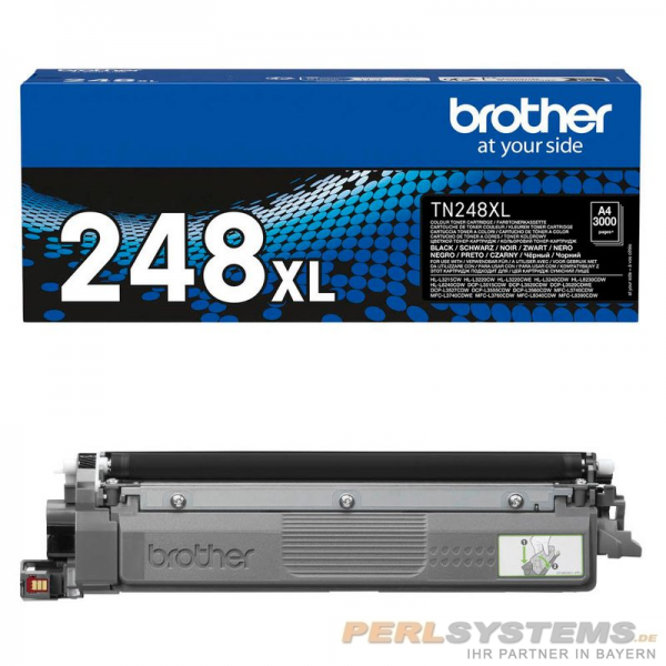 Brother TN-248XLBK Toner Schwarz für Brother DCP-L3520CDWE L3560CDW HL-L3215CW L8230CDW MFC-L3760CDW