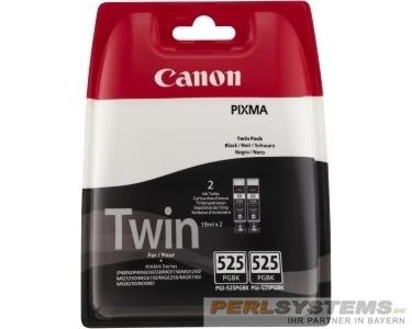 Canon Tinte Black PGI-525PGBK Twin Pack für IP4850 MG5150 MX715 4529B010AA