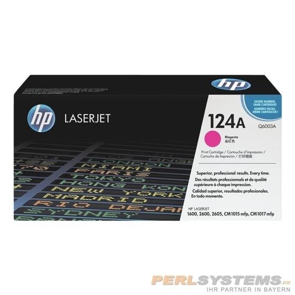 HP 124A Toner Magenta für HP CLJ1600 CLJ2600 CLJ2605 CM1015 CM1017 Q6003A