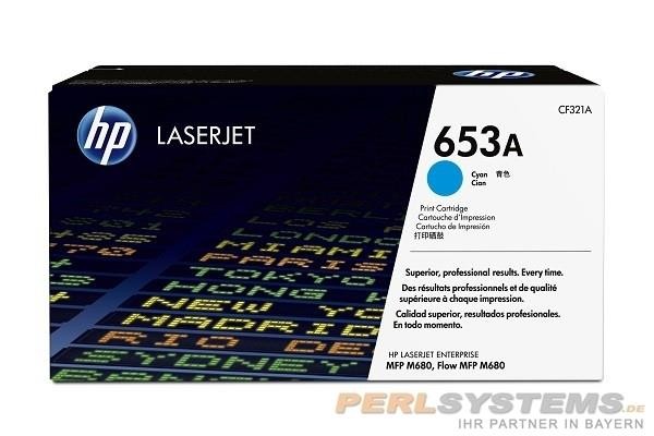 HP 653A Toner Cyan CF321A HP Color LaserJet Enterprise M680 HP Color LaserJet Enterprise Flow M680z