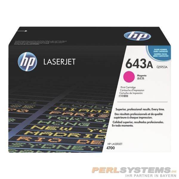 HP 643A Toner Magenta für HP Color LaserJet 4700 Q5953A