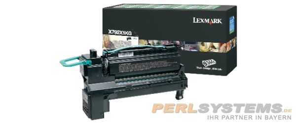 Lexmark X792X1KG Toner Black X792de X792Dtme Laufleistung: 20.000 Seiten