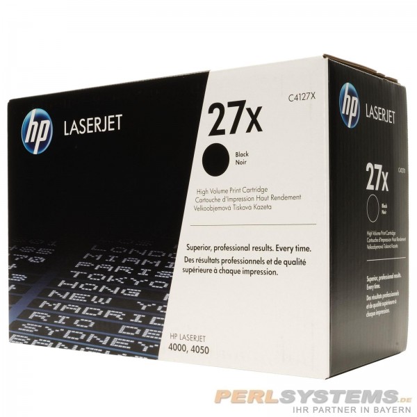 HP 27X Toner Black für LaserJet 4000 4050 LBP-1760 C4127X