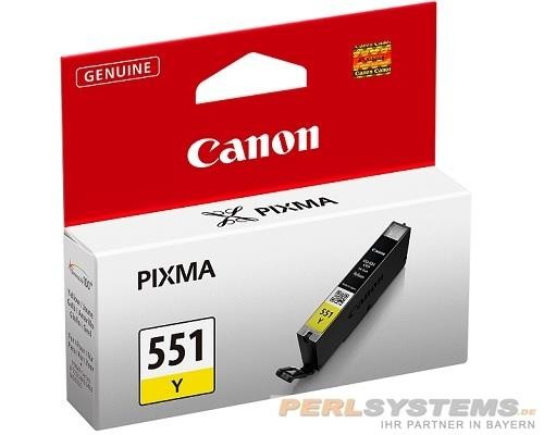 Canon CLI-551C Tinte Yellow MG5450 MG6350 MG6600 7100 7500 MX925 IP7250 iP8700 iX6800 6511B001