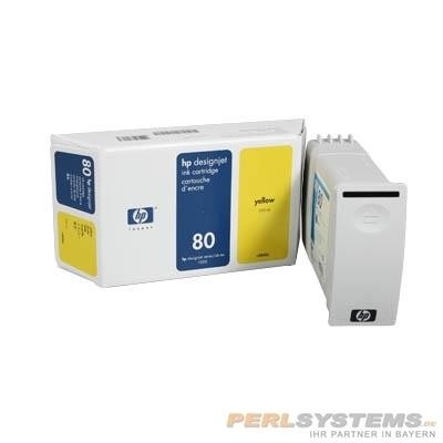 HP 80 Tinte Yellow für DesignJet 1050C 1055CM C4848A