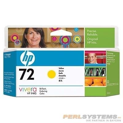 HP 72 Tinte gelb HP DesignJet T610 T620 T770 T1100 T1200 T1300 T2300 C9373A