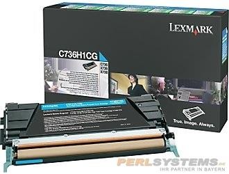 Lexmark C736H1CG Toner Cyan Lexmark C736dn C736dtn C736N X736de X738de X738dte