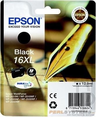 Epson Tintenpatrone 16XL Black WF-2010W WF-2510WF WF-2520NF WF-2530WF WF-2540WF 2630WF 2650WF 2750