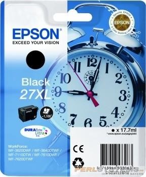 Epson T2711XL Tintenpatrone 27XL Black für WorkForce WF-3620DWF WF-3640DTWF