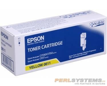 Epson Toner Yellow 0611 für AcuLaser C1700 C1750 CX17