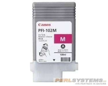 Canon Tinte PFI-102M Magenta IPF-500 iPF-600 610 650 IPF-750 iPF-755 760 iPF-765 LP17 LP24 0897B001