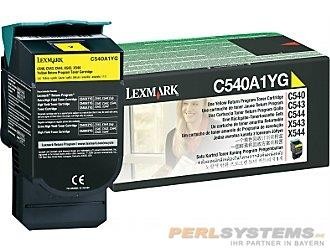 Lexmark Toner Yellow C540 CC543 544 X543 X544 X546 X548 1.000 Seiten C540A1YG