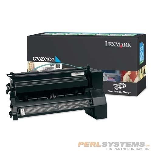 Lexmark C782 X782 Cyan Rückgabe Tonerkassette 15.000 Seiten