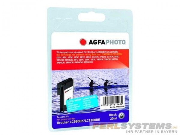 AGFAPHOTO APB1100BD Brother Tinte für MFC-790 Black