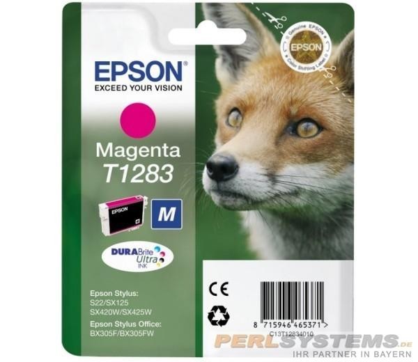 Epson Tinte Fuchs Magenta T1283 für SX125 SX420W BX305F