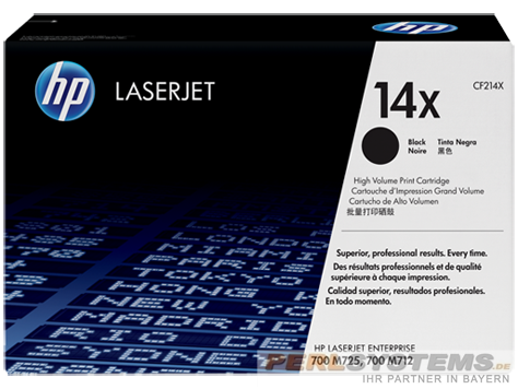 HP 14X Toner Black HP LaserJet Enterprise 700 MFP M712DN M725 CF214X