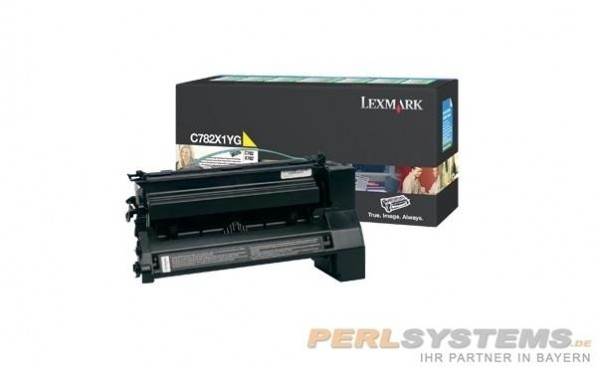 Lexmark C782 X782 Yellow Rückgabe Tonerkassette 15.000 Seiten