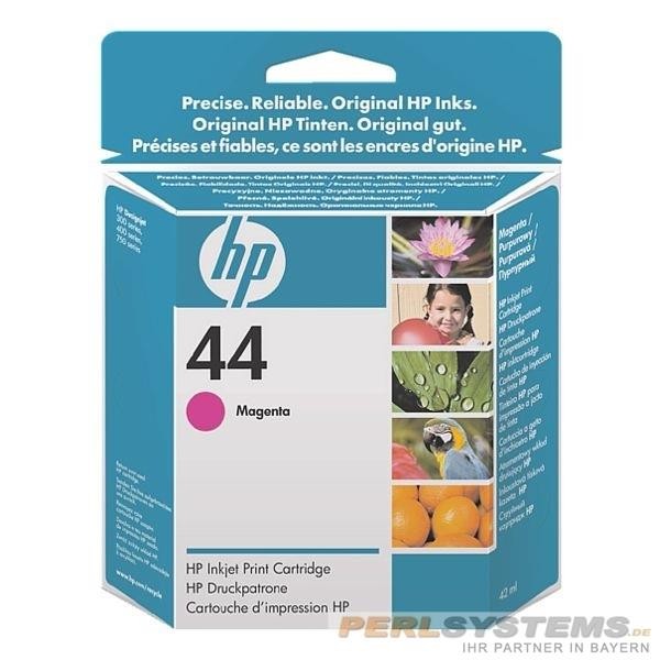 HP 44 Tinte Magenta 51644ME für DesignJet 350C 450C 455CA 488CA 700 750 755