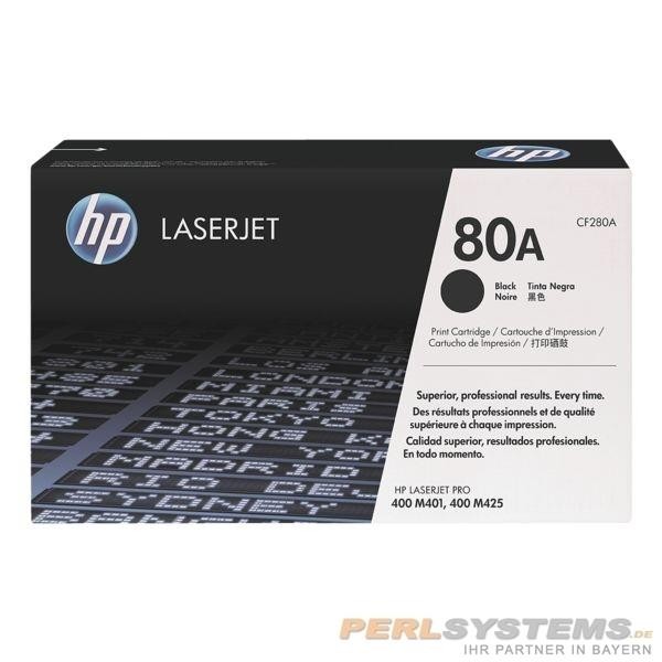 HP 80A Toner Black für LaserJet Pro M400 Pro M401 M425 CF280A