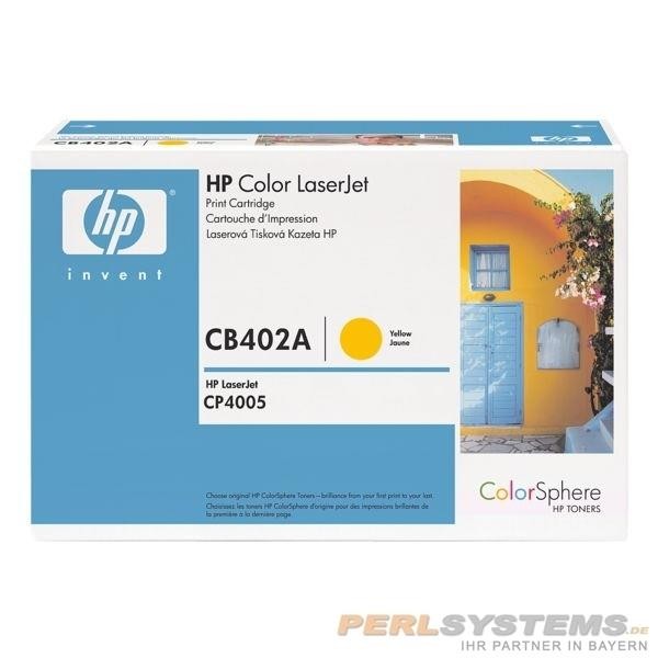 HP 642A Toner Yellow CB402A Color LaserJet CP4005 CP4005N