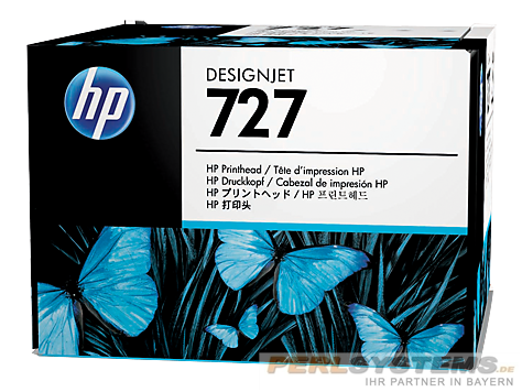 HP 727 Druckkopf Schwarz und Farbe für DesignJet T920 T1500 T2500