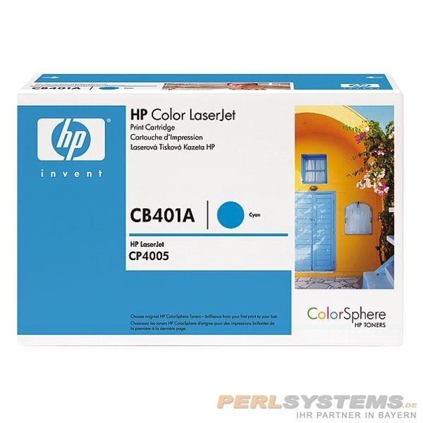 HP 642A Toner Cyan Color LaserJet CP4005 CP4005N CB401A