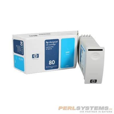 HP 80 Tinte Cyan für DesignJet 1050C 1055CM C4846A
