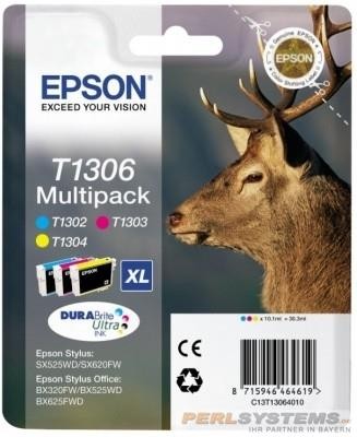 Epson Hirsch Tintenpatrone T13064 Multipack Stylus SX525WD SX620FW BX525WD BX625FDW