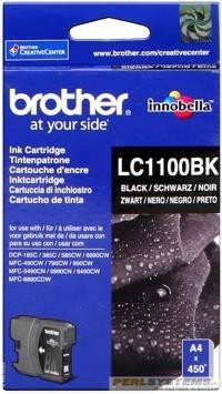 Brother Tintenpatrone Black LC1100BK DCP-185 DCP-383 MFC-490 MFC5890 6490 6690 6890 MFC-790 795