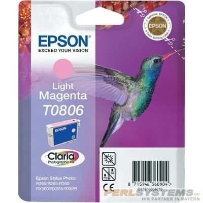 Epson Tintenpatrone T0806 Light Magenta für Stylus Photo R265 R285 R360 RX560