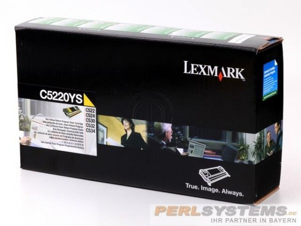 Lexmark C5220YS Toner Yellow Lexmark Optra C520N C522 C524 C530 C532 C534