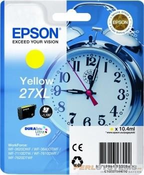 Epson T2714XL Tintenpatrone 27XL Yellow für WorkForce WF-3620DWF WF-3640DTWF