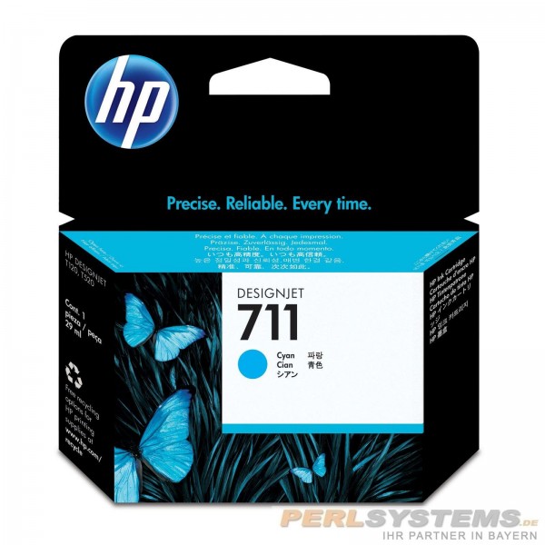 HP 711 Tinte Cyan CZ130A DesignJet T120 ePrinter T520