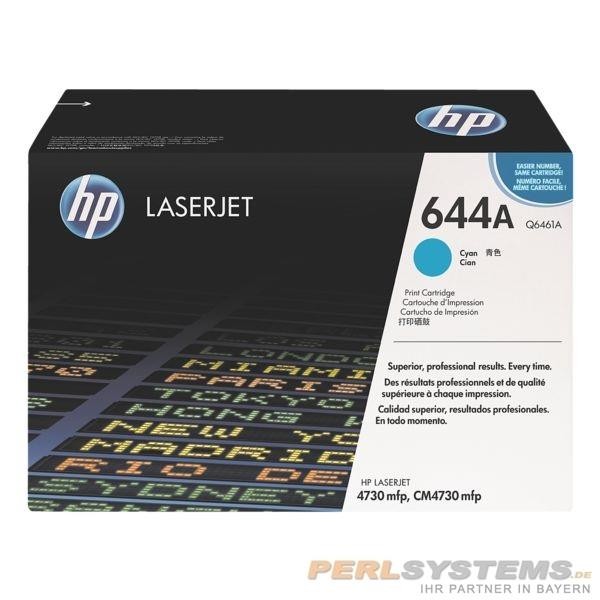 HP 644A Toner Cyan Q6461A für HP Color LaserJet 4730 HP Color LaserJet CM4730