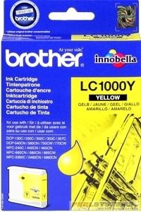 Brother Tintenpatrone Yellow LC1000Y